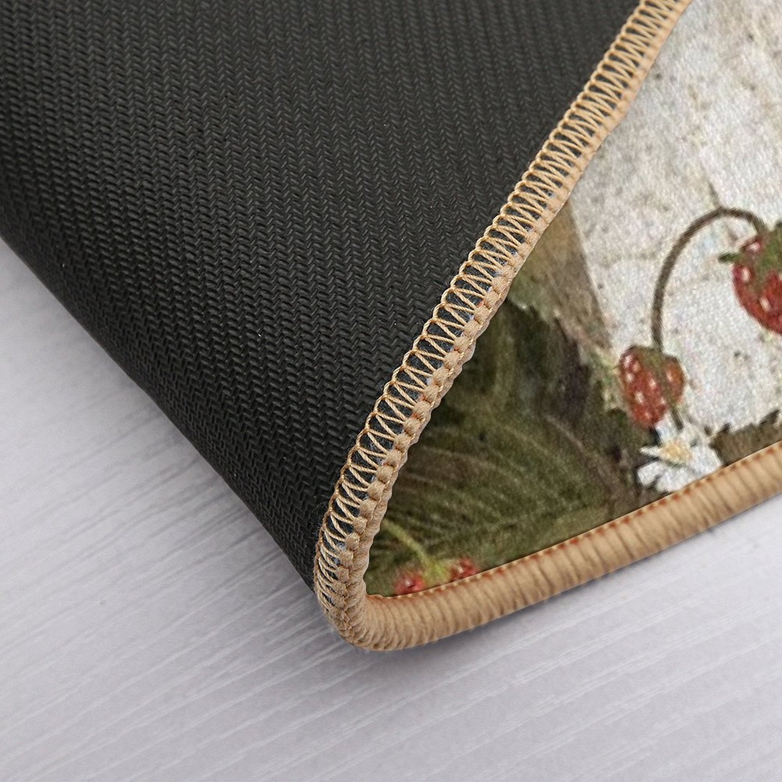 Strawberry Fields Durable Bath Mat