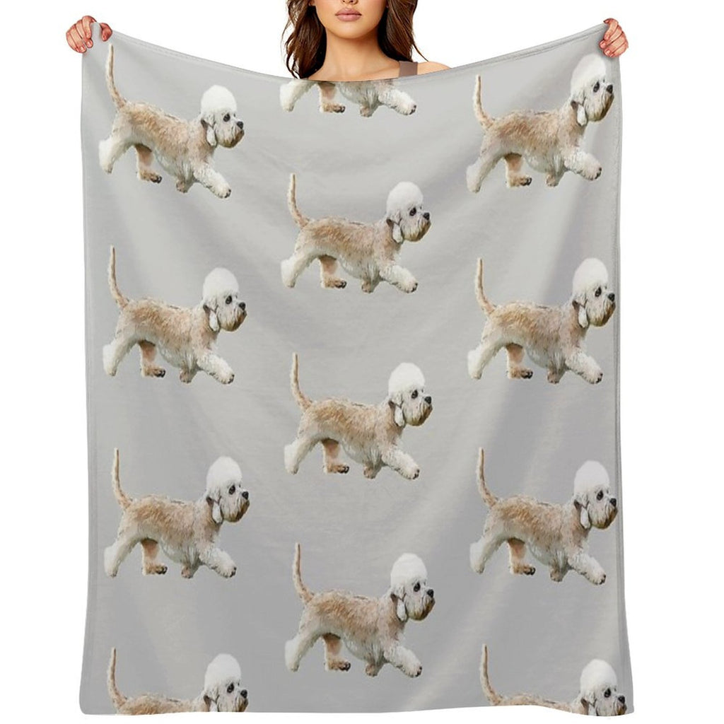 Dandie Dinmont Terrier Comfort Throw Blanket