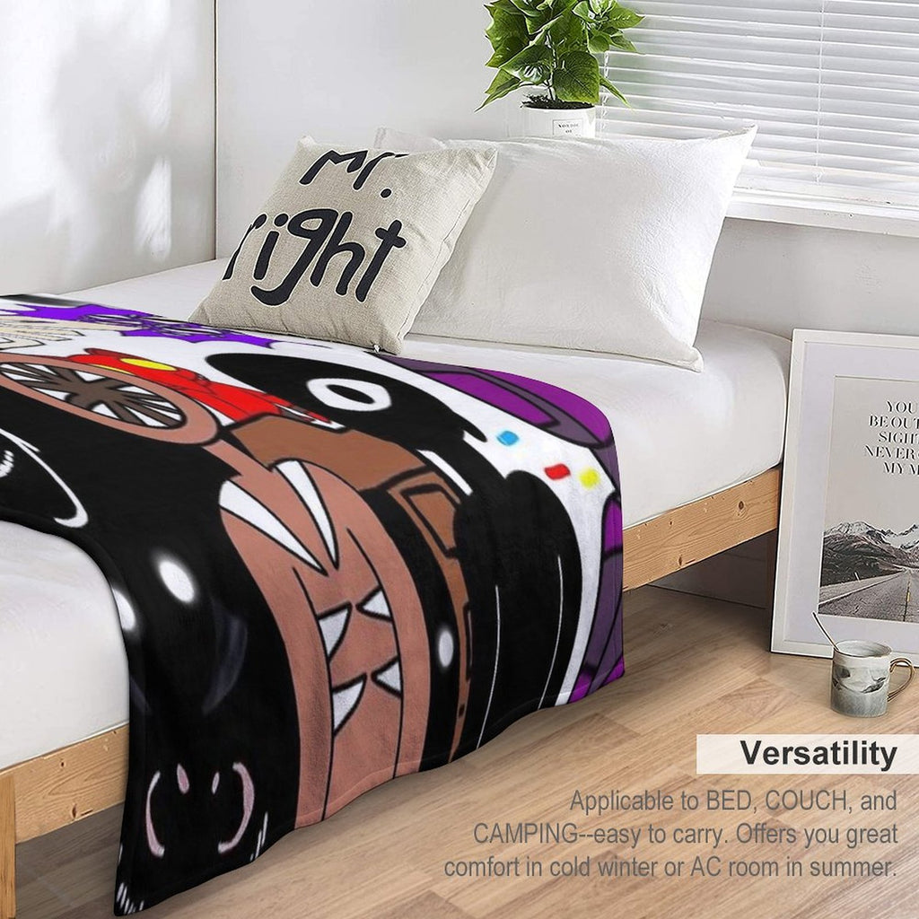 Roblox Doors Team Lightweight Throw Blanket