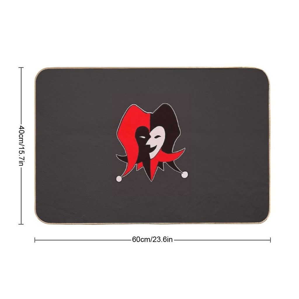 Laughing Jester  Repositionable Bath Mat