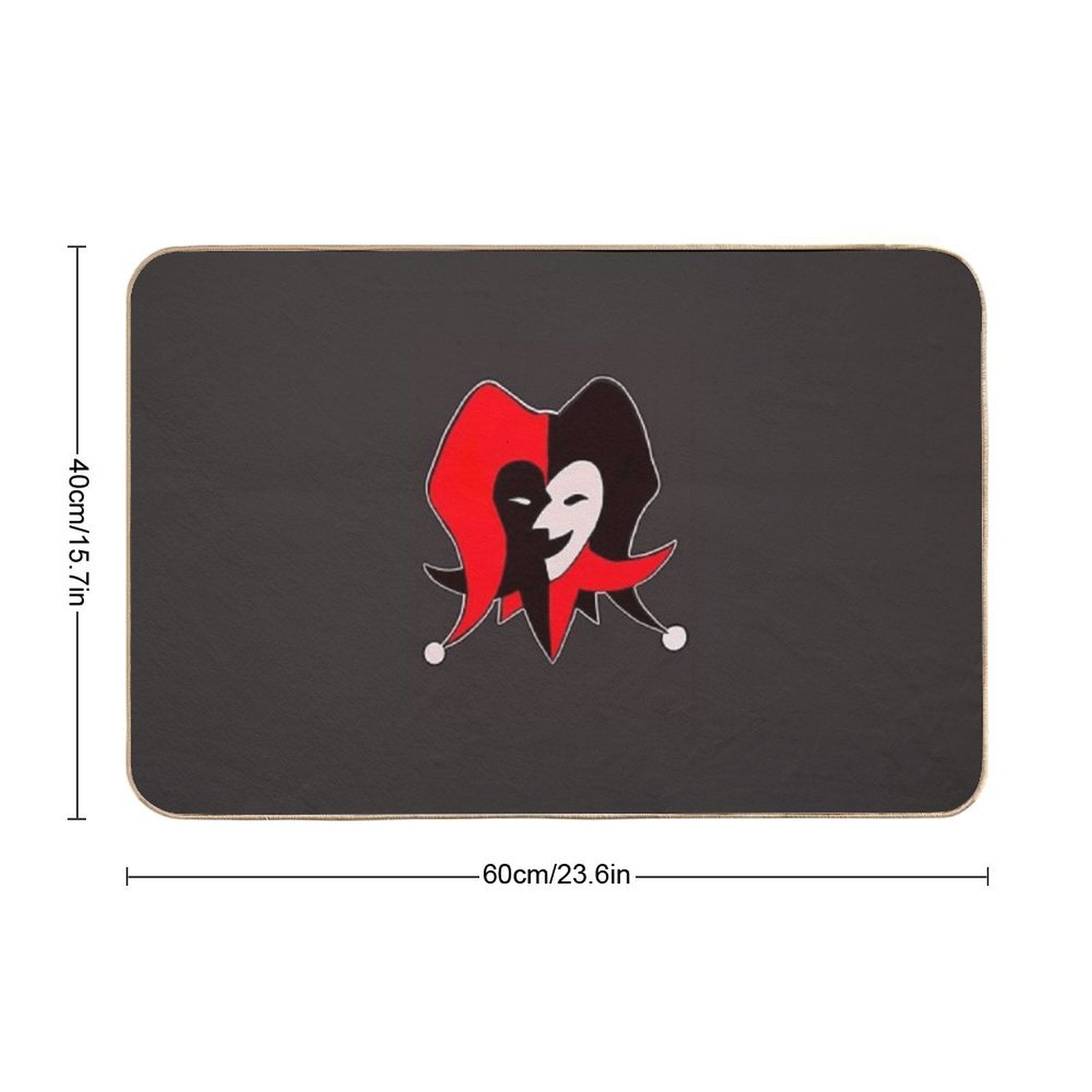 Laughing Jester  Repositionable Bath Mat