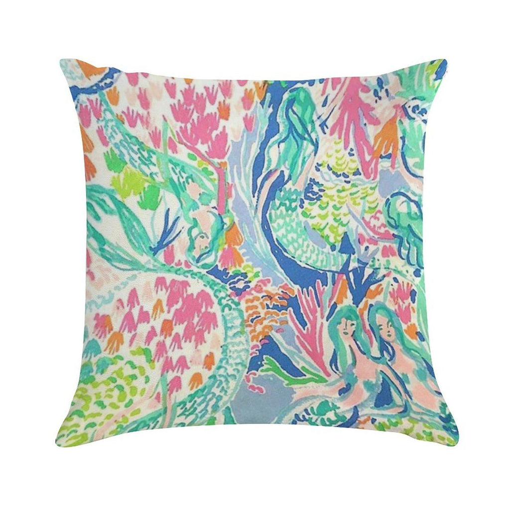 FIVE MERMAIDS Soft Gift Ready Throw Pillow
