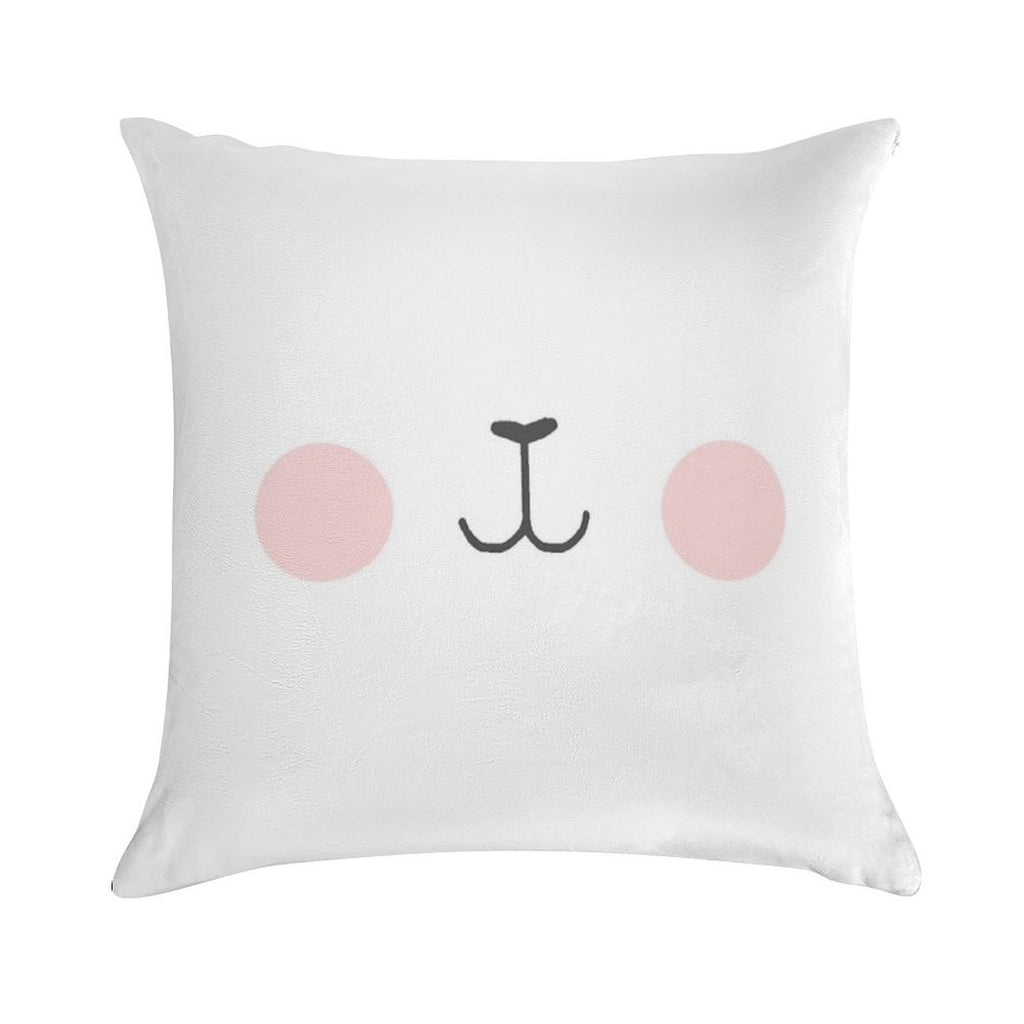 Milk Bear & Mocha Bear Soft Fade-Resistant Throw Pillow