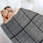 Zebra Allover Print Phone Case Easy Care Throw Blanket