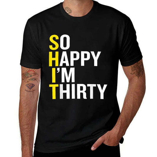 Thirty 30 Year Old Humor Gag Gift Funny 30th Birthday Party  Summer-ready Fabric T-Shirt