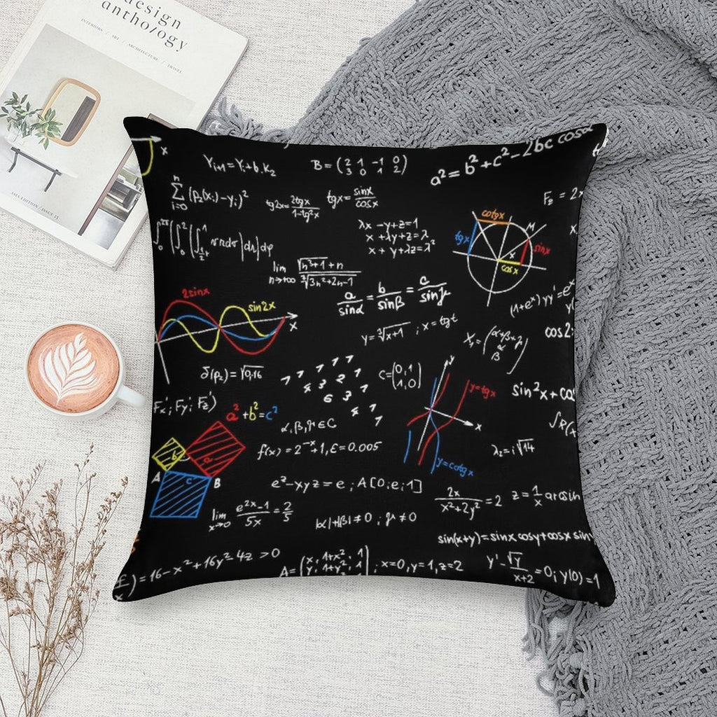 Physics Equations Soft Ultra-Soft Texture Throw Pillow