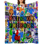 Rainbow Friends Premium Throw Blanket