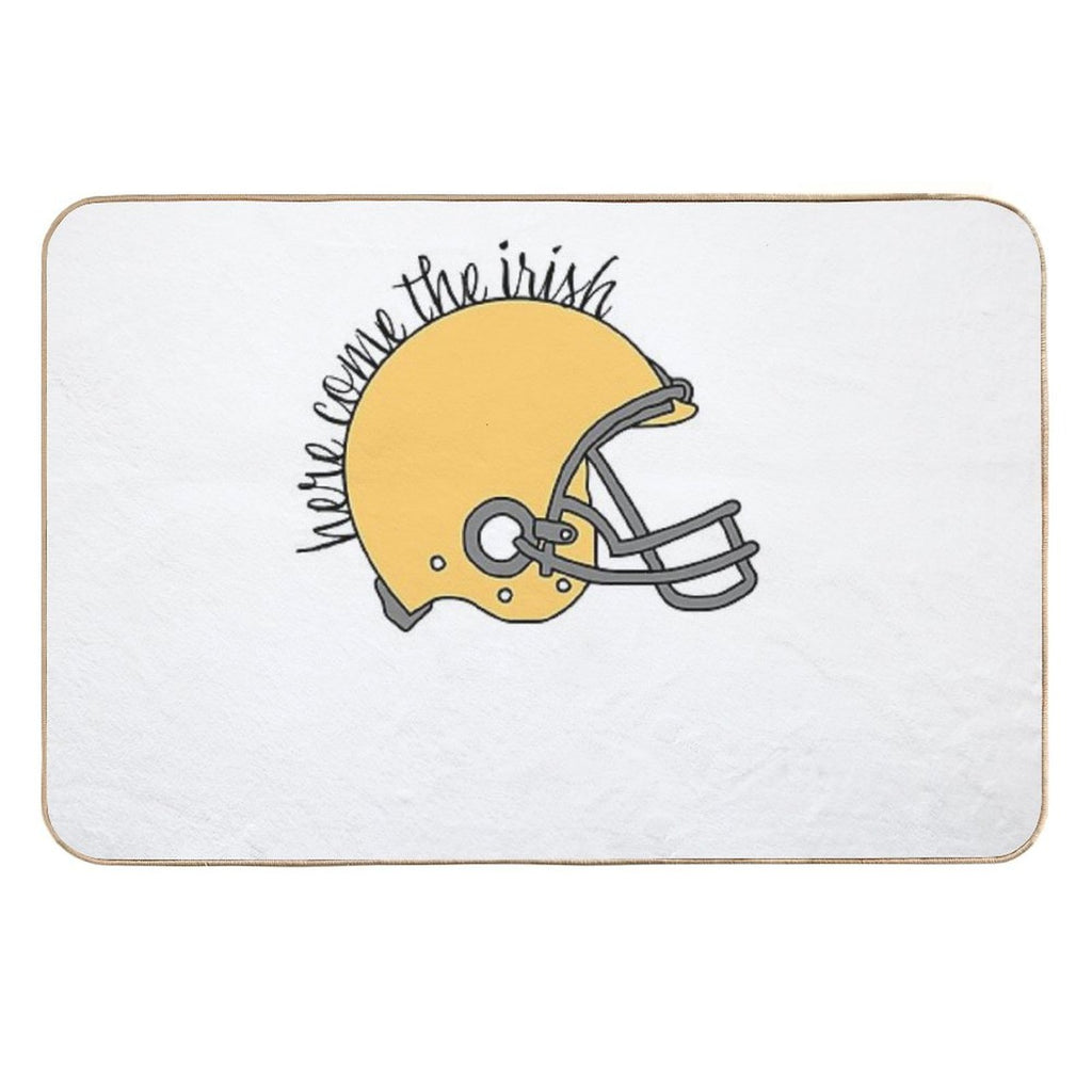 Golden Helmet  Fade-Resistant Bath Mat