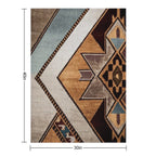 Rustic Southwestern Charm All-season Throw Blanket