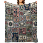 Vintage Capet Style That Massively in Fashion Once Again Easy Care Throw Blanket