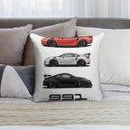 New Classics 991 GT3 RS Trio Soft Decorative Cover Throw Pillow