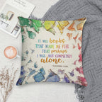 It Was Books Soft Hidden Zipper Throw Pillow