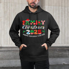 Family Christmas 2025 Matching Outfit Xmas Squad Santa Group Breathable Fabric Hoodie