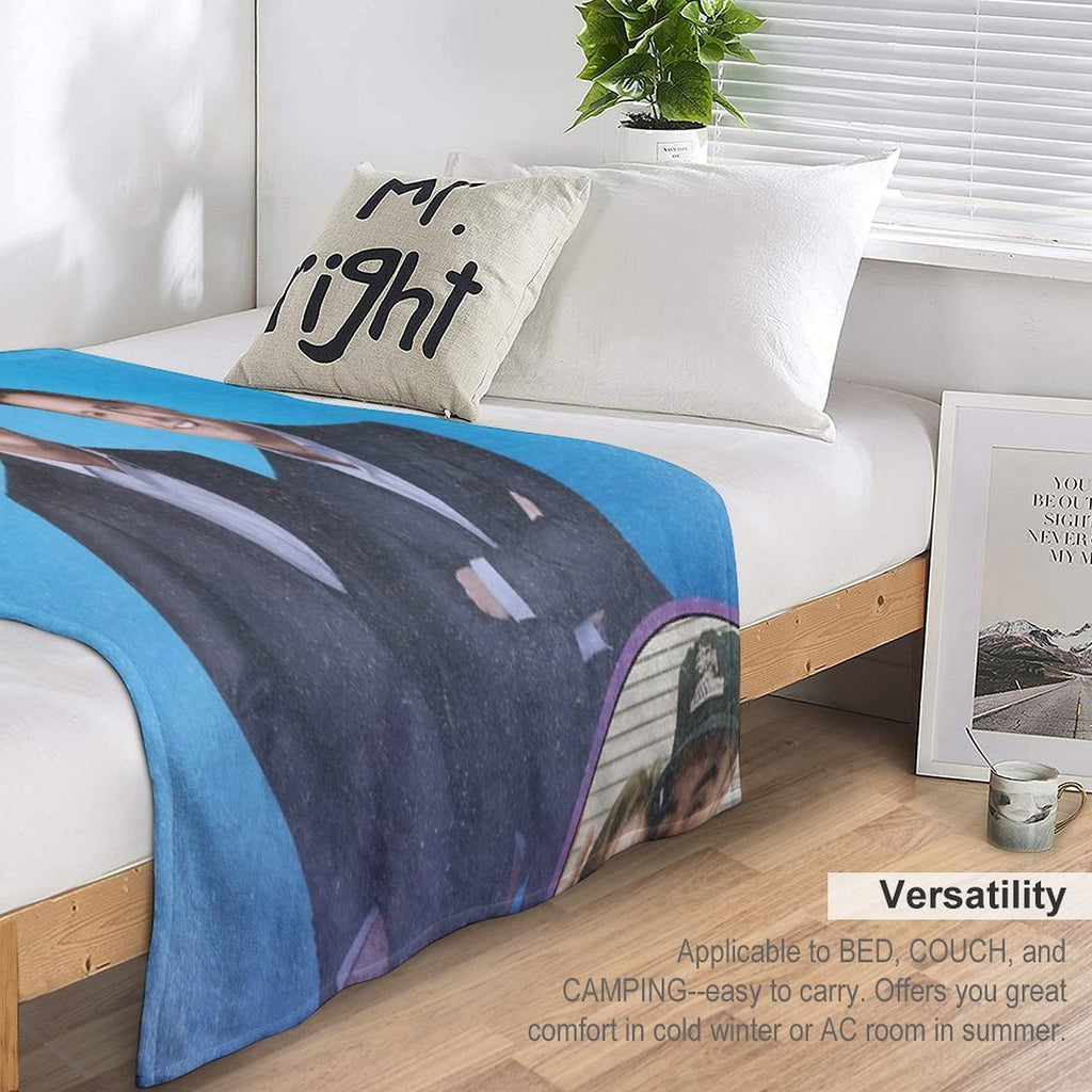 Ant And Dec - 90's Retro Newcastle Eco-conscious Throw Blanket