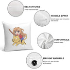 Toradora Taiga Tiger Soft Washable Throw Pillow