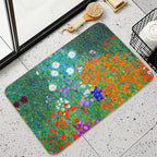 Gustav Klimt - Flower Garden  Multi-Purpose Bath Mat