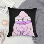 The Pupa Soft Hidden Zipper Throw Pillow