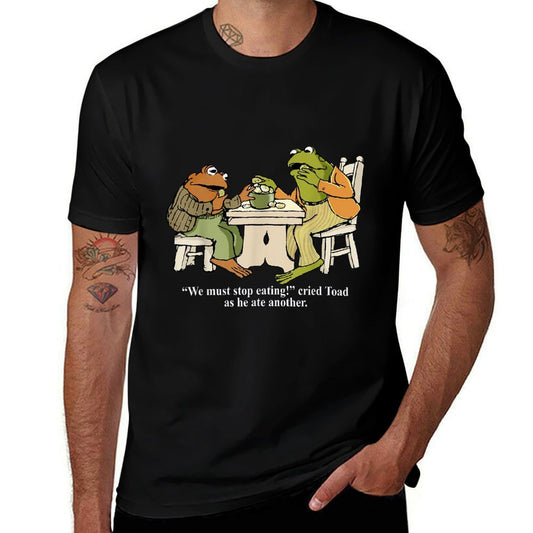 We Must Stop Eating Toad As He Ate Another Frog Men Toad  Odor-resistant T-Shirt