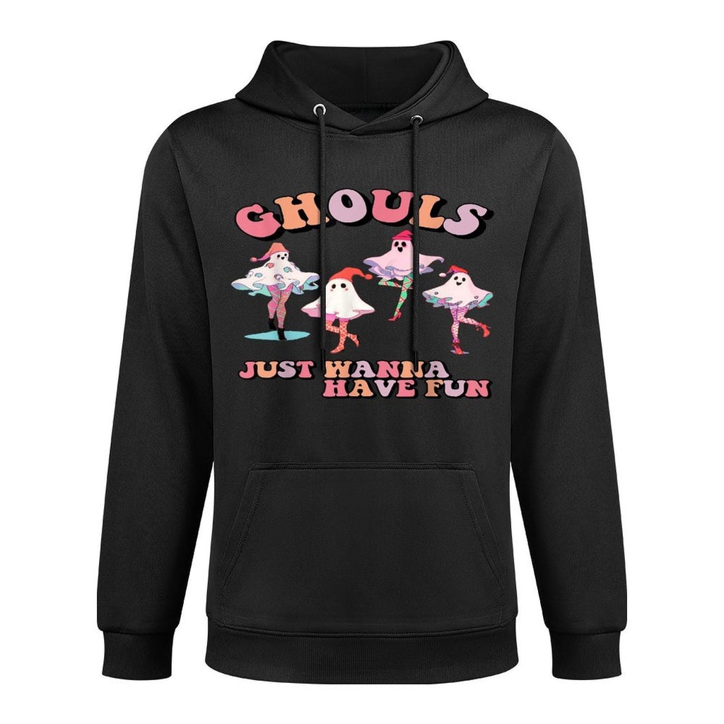 Ghouls Just Wanna Have Fun Retro Halloween Christmas Girls Versatile Streetwear Hoodie