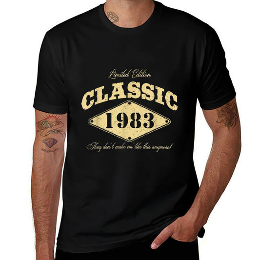 Vintage Classic Car 1983 Graphic 40 Year Old 40th Birthday  Breathable T-Shirt
