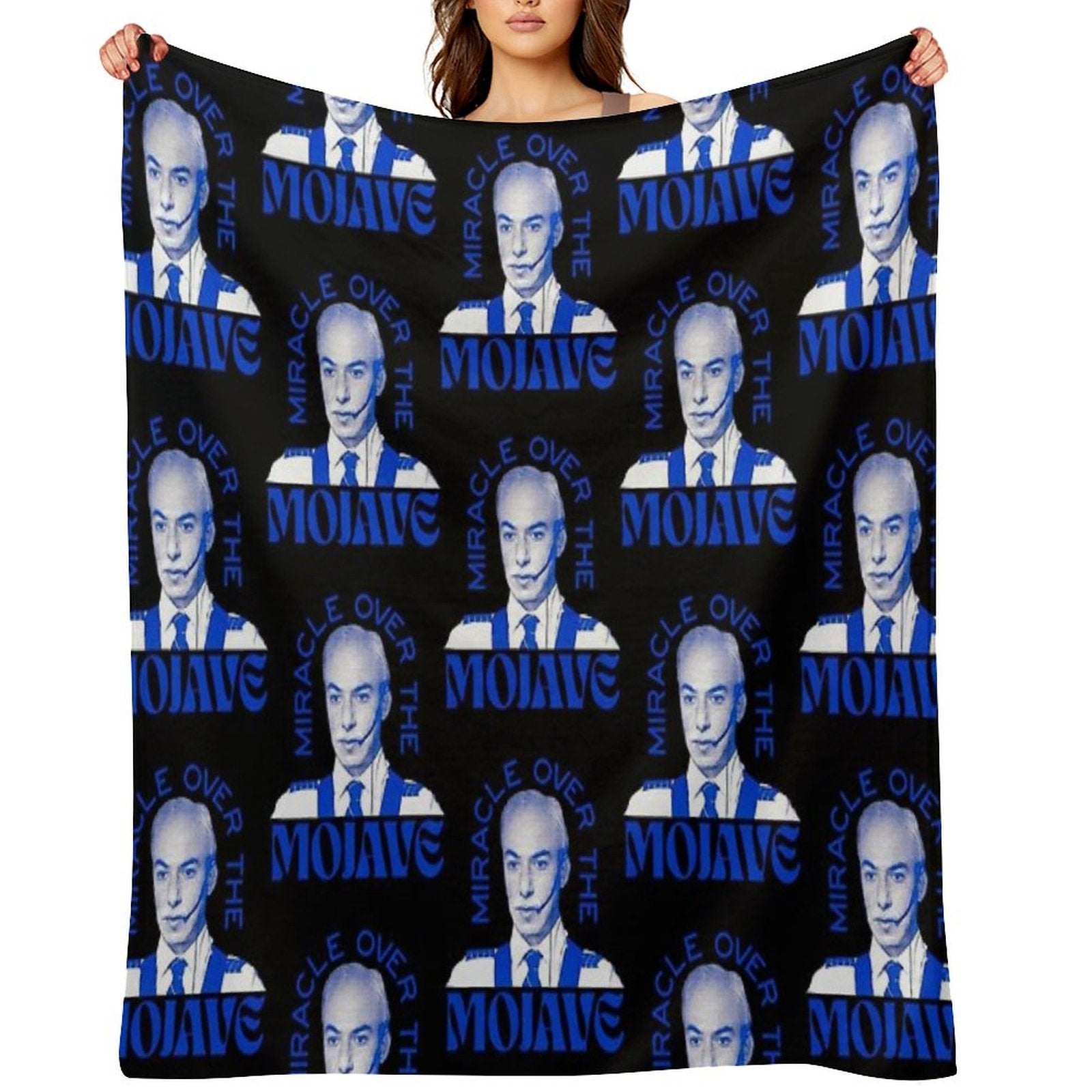 Miracle over The Mojave Nathan Sustainable Throw Blanket