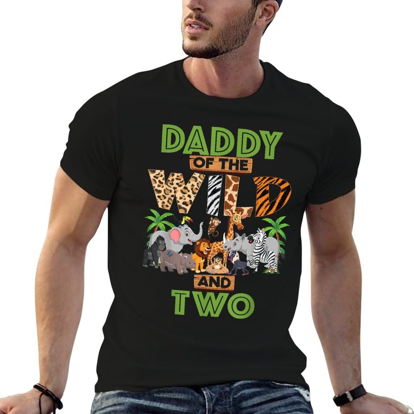 2nd Birthday Zoo Safari Jungle Daddy Of The Wild And Two Comfortable T-Shirt