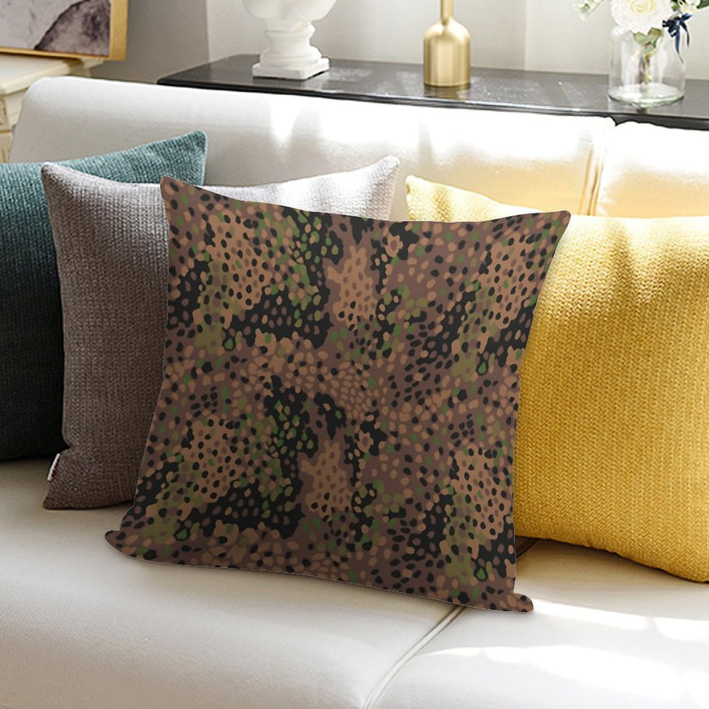 M44 Pea Dot Camo Soft Style Accent Throw Pillow