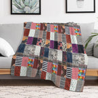 Patchwork Fabrics Premium Throw Blanket