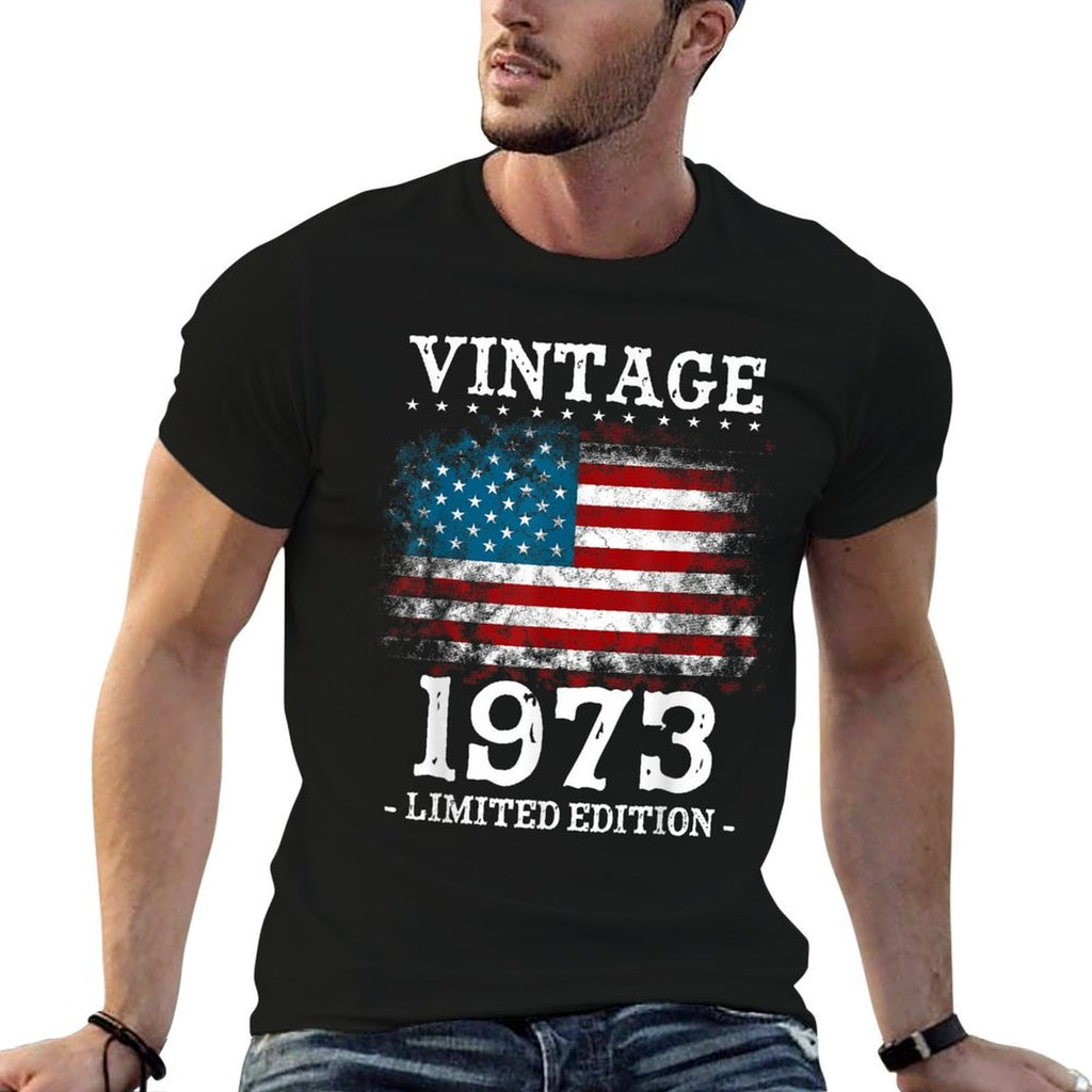 50 Years Old Gift Vintage 1973 Limited Edition 50th Birthday  High-quality Stitching T-Shirt