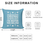 Snow Miser Soft Ultra-Soft Texture Throw Pillow
