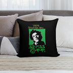 Drop Dead Fred Soft Short Plush Fabric Throw Pillow