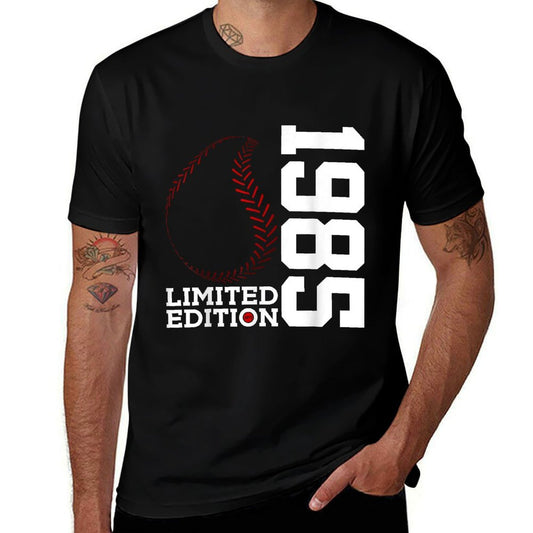 40th BIRTHDAY BASEBALL LIMITED EDITION 1985  Vintage-inspired T-Shirt
