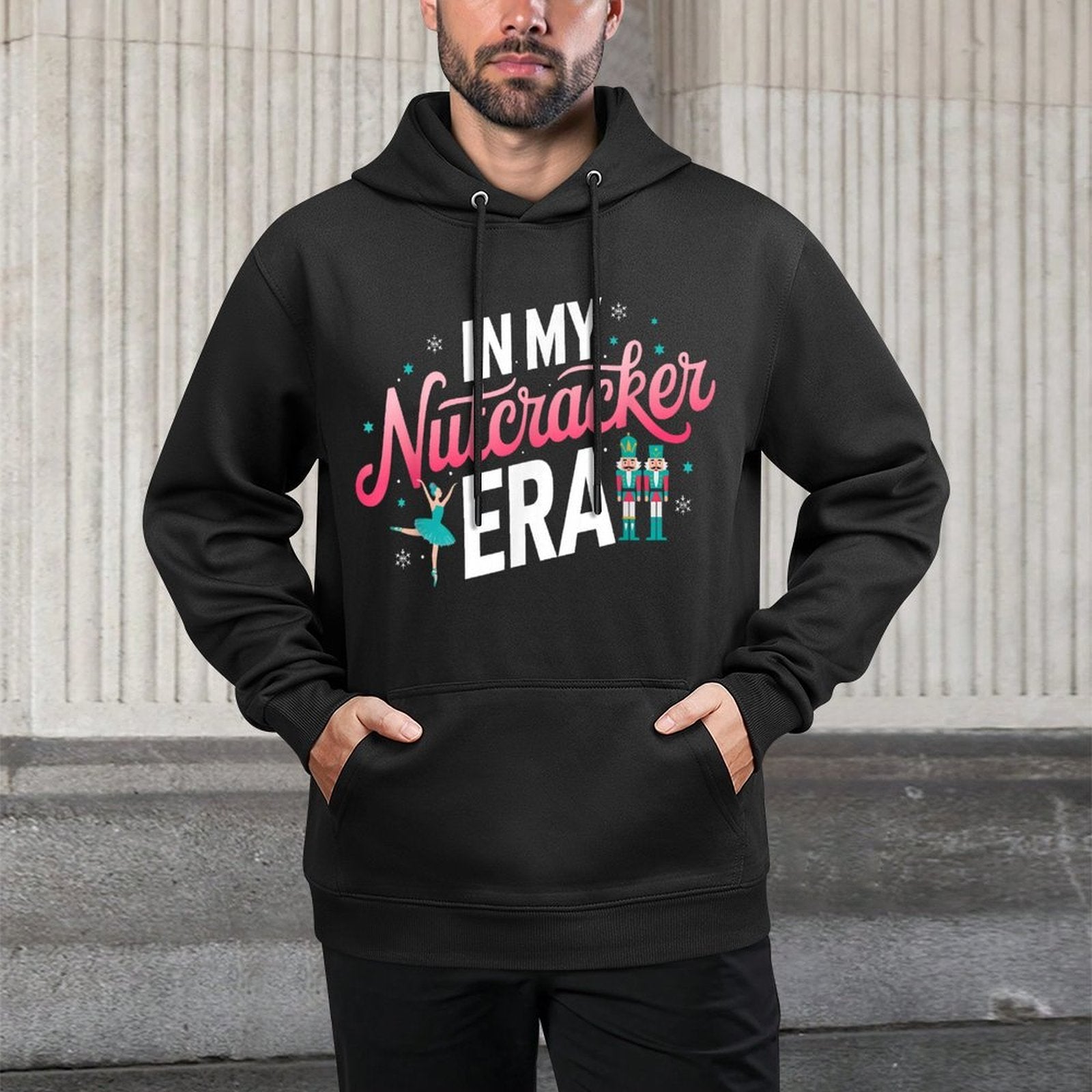 Pink Nutcracker Squad in My Nutcracker Era Pink Christmas Moisture-Wicking Hoodie