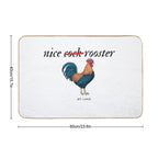 Nice Rooster My Lord  Toxin-Free Bath Mat