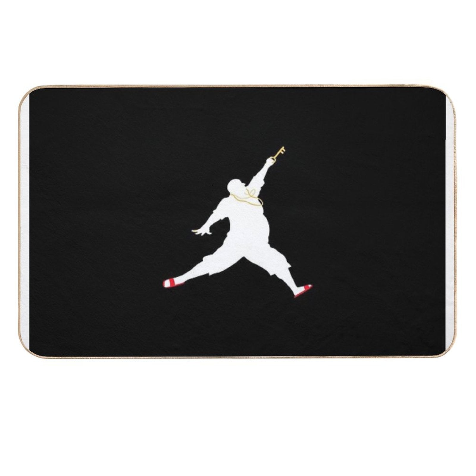 Dance Fat Black  Anti-Trip Bath Mat