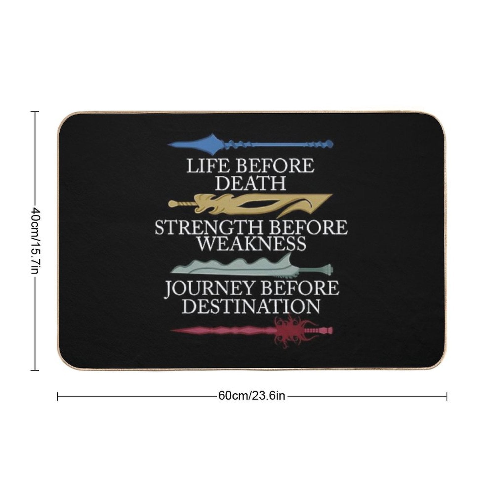 Stormlight Archive Shirt Knights Radiant Oaths, Brandon Sanderson  Repositionable Bath Mat