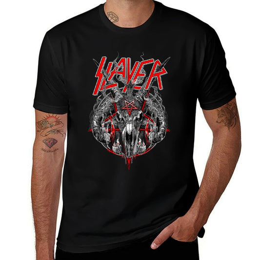 Slayer – Goatagram  Summer-ready Fabric T-Shirt