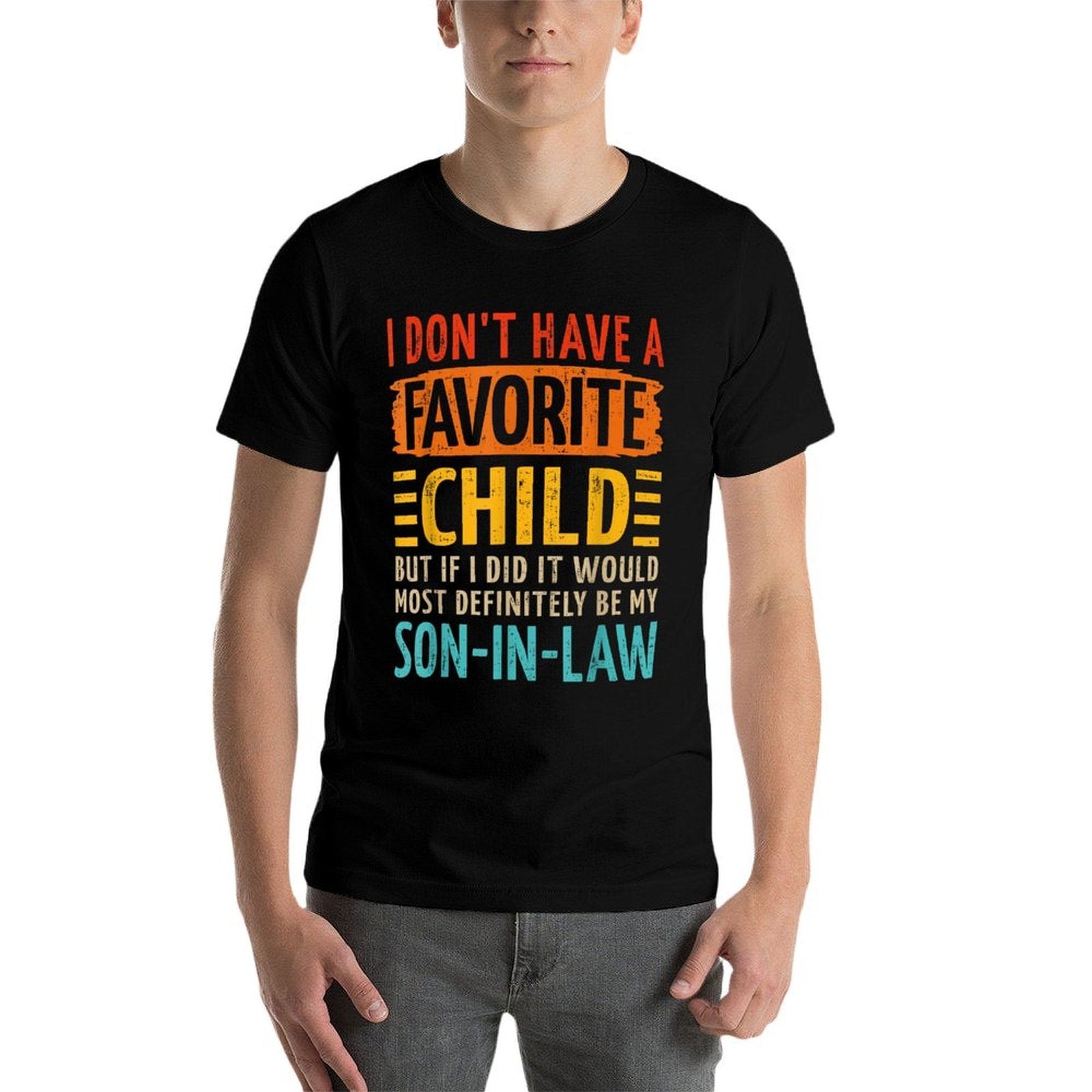 Favorite Child Son-in-law for Mother-in-law Mothers Day  Lightweight T-Shirt