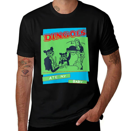 Womens Buffy The Vampire Slayer Dingoes Ate My Baby Band TV Show  Fade-proof Color T-Shirt