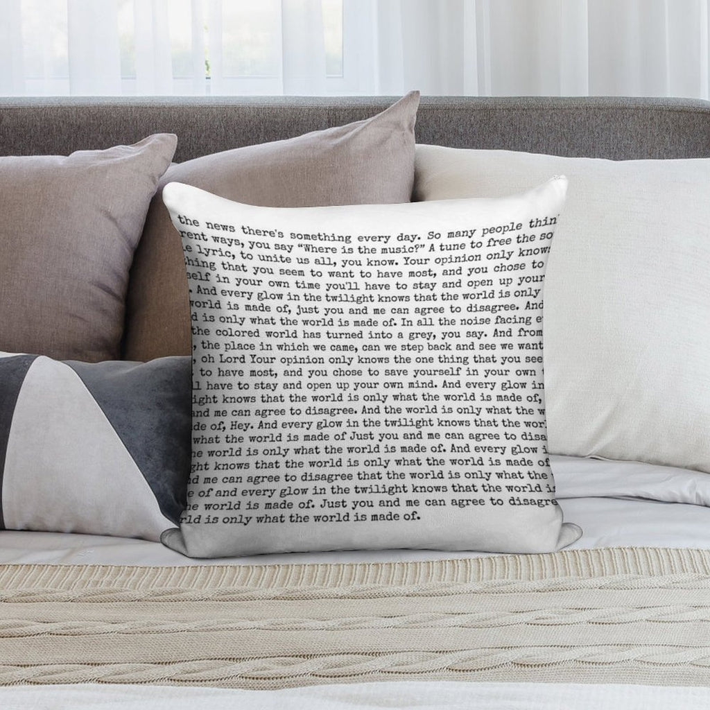 Full Anthem Lyrics Greta Van Fleet Soft Anti-Pilling Throw Pillow