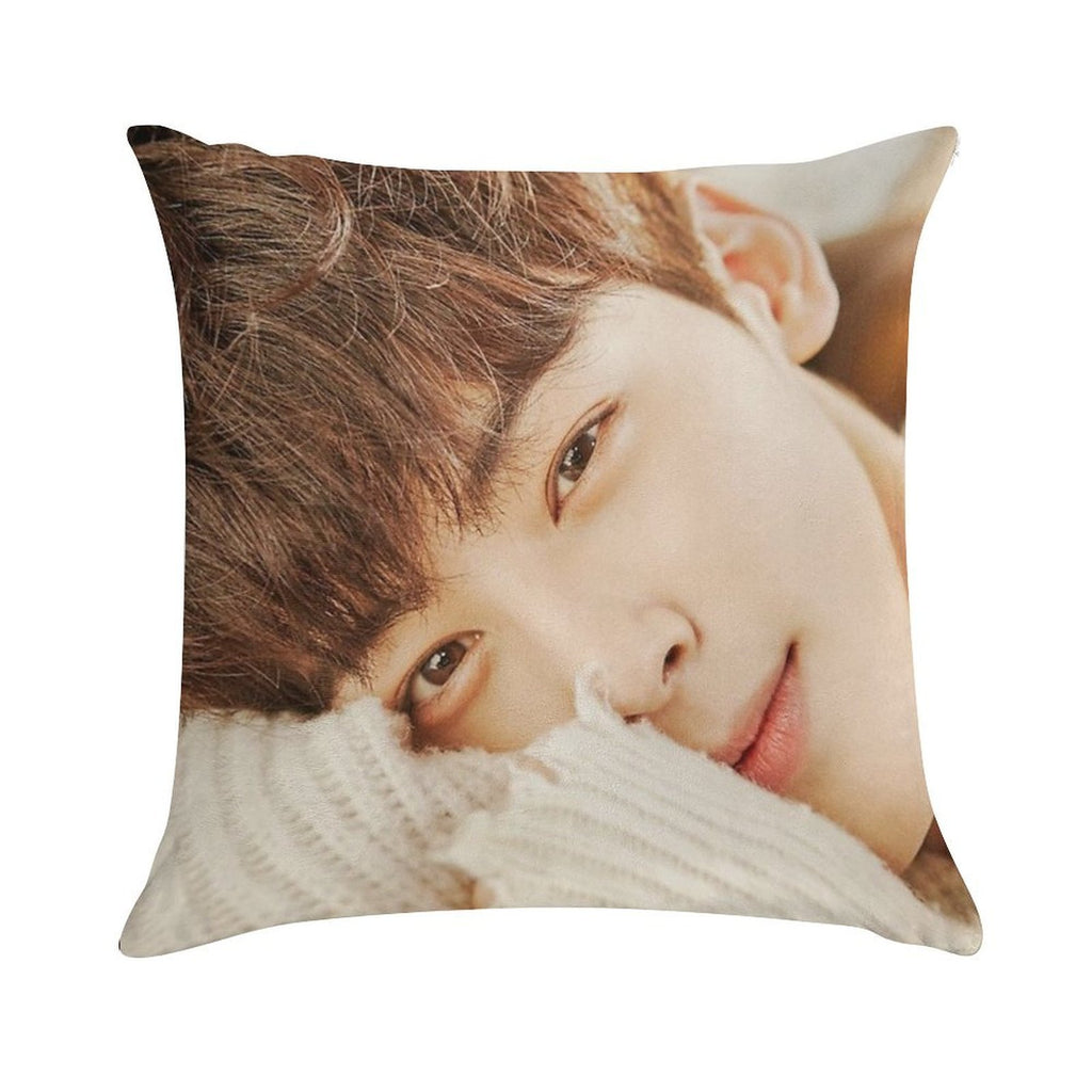 Cha Eunwoo Soft Durable Construction Throw Pillow