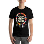Adult Vacation Drinking Countries International National  Summer-ready Fabric T-Shirt