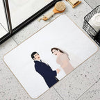 Bridgerton - Penelope And Colin at Their Wedding  Stain-Proof Bath Mat