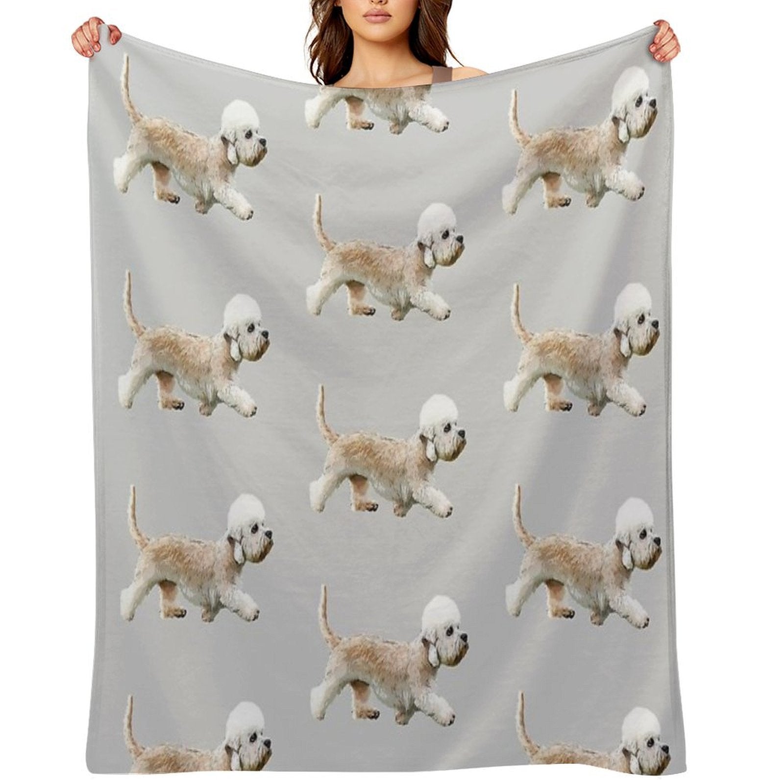 Dandie Dinmont Terrier Comfort Throw Blanket