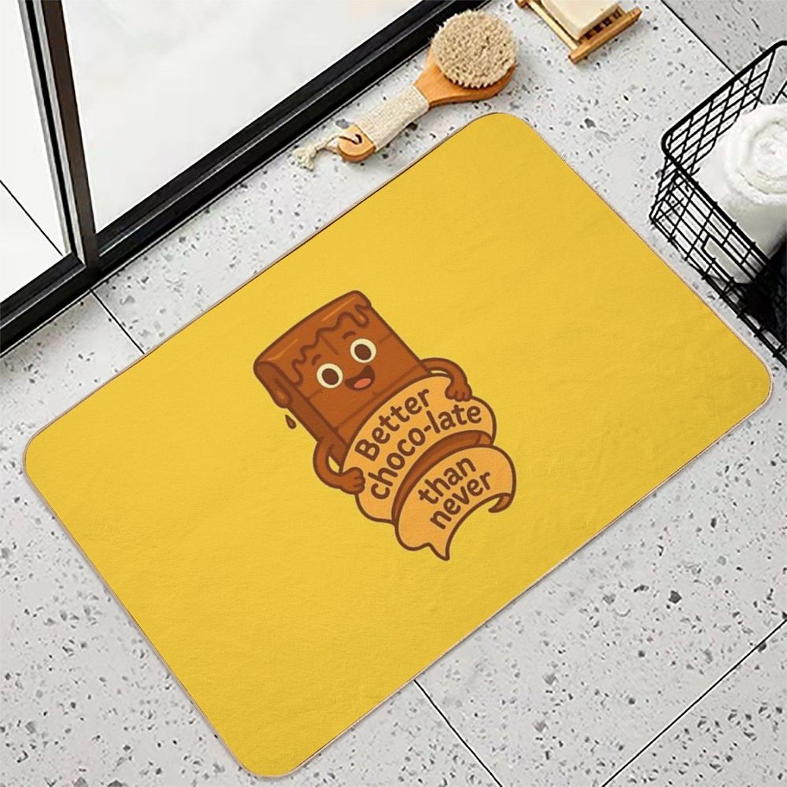 Better Choco‑late Than Never  Odorless Bath Mat