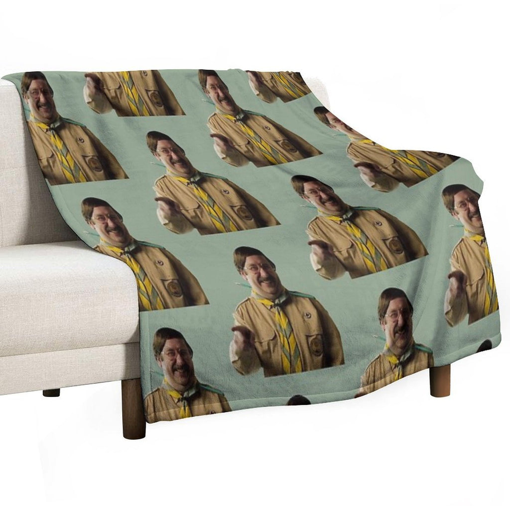BBC Ghosts Pat Lightweight Throw Blanket