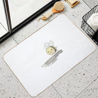 Knife Bee  Stain-Proof Bath Mat