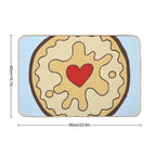 Jammy Dodger British Biscuit  Eco-Friendly Bath Mat