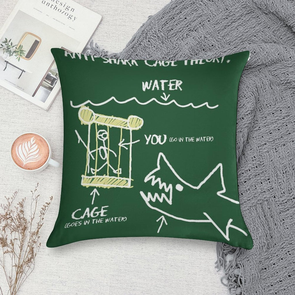 Farewell And Adieu... Soft Reinforced Edging Throw Pillow