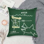 Farewell And Adieu... Soft Reinforced Edging Throw Pillow